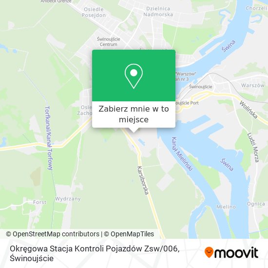 Mapa Okręgowa Stacja Kontroli Pojazdów Zsw / 006