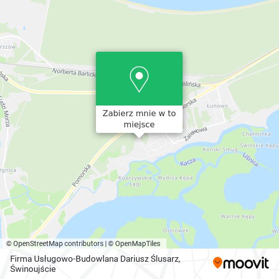 Mapa Firma Usługowo-Budowlana Dariusz Ślusarz