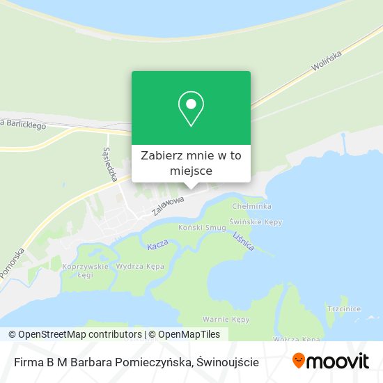 Mapa Firma B M Barbara Pomieczyńska