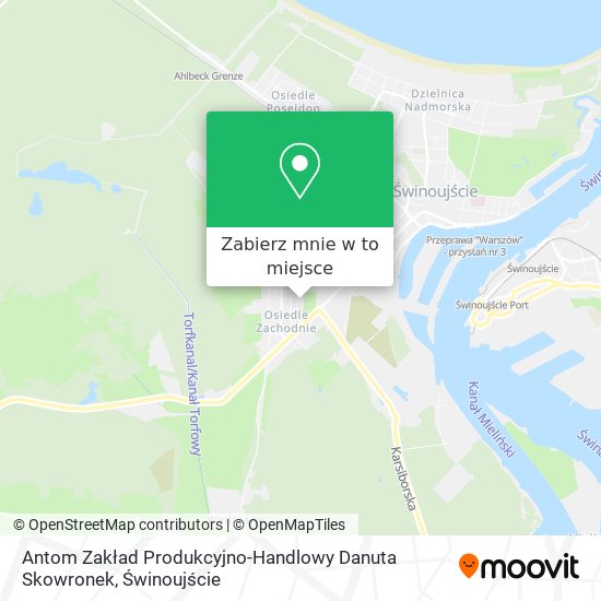 Mapa Antom Zakład Produkcyjno-Handlowy Danuta Skowronek