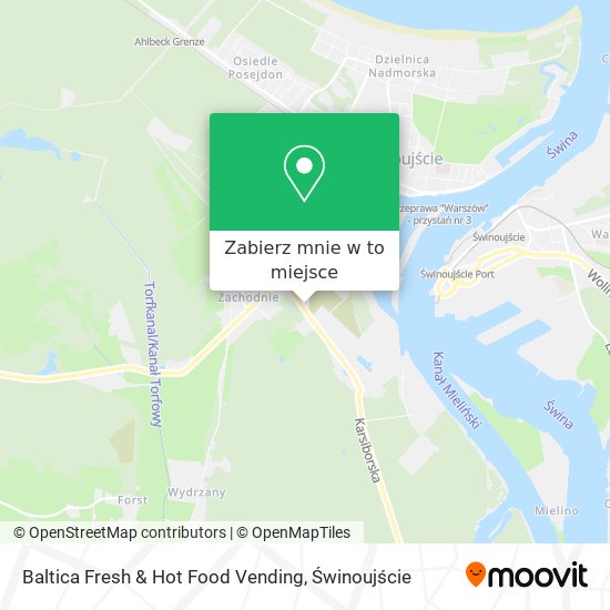 Mapa Baltica Fresh & Hot Food Vending
