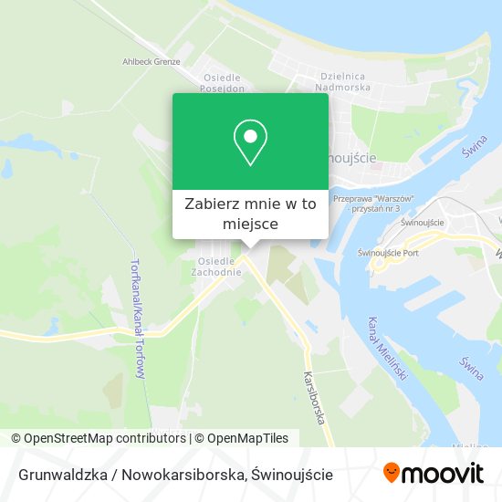 Mapa Grunwaldzka / Nowokarsiborska