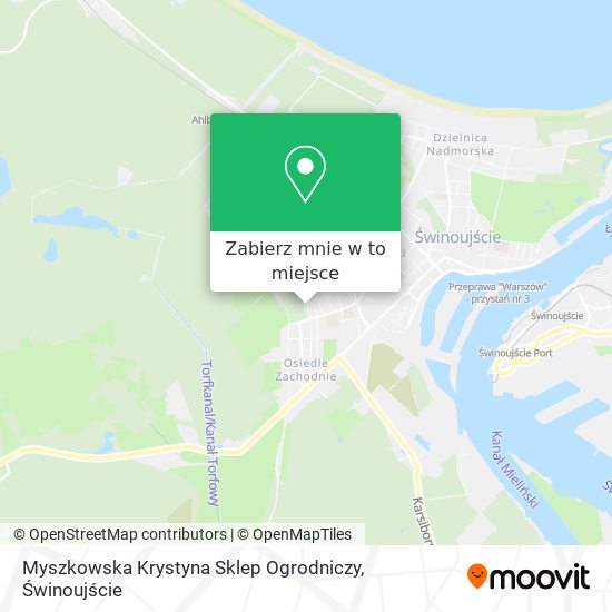Mapa Myszkowska Krystyna Sklep Ogrodniczy
