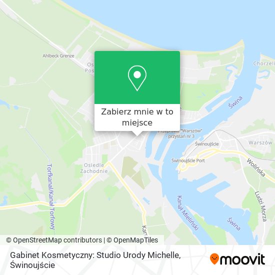 Mapa Gabinet Kosmetyczny: Studio Urody Michelle