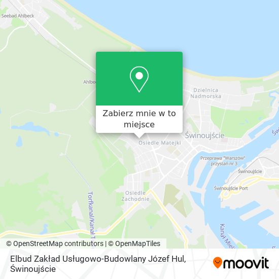 Mapa Elbud Zakład Usługowo-Budowlany Józef Hul