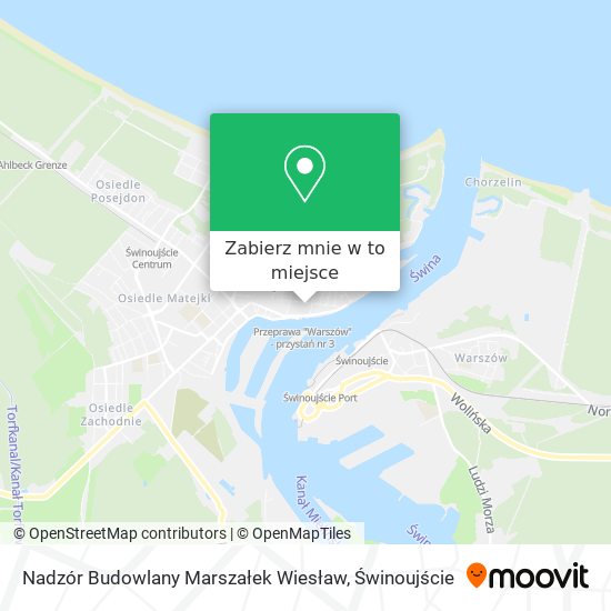 Mapa Nadzór Budowlany Marszałek Wiesław