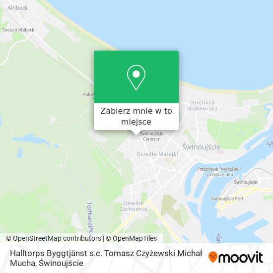 Mapa Halltorps Byggtjänst s.c. Tomasz Czyżewski Michał Mucha