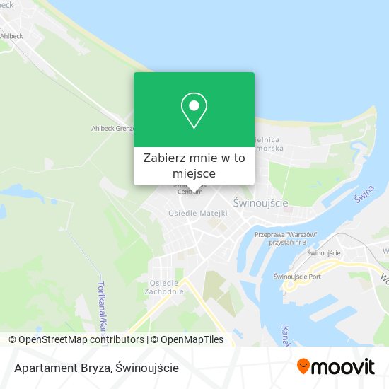 Mapa Apartament Bryza