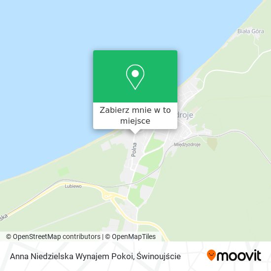 Mapa Anna Niedzielska Wynajem Pokoi