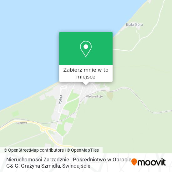 Mapa Nieruchomości Zarządznie i Pośrednictwo w Obrocie G& G. Grażyna Szmidla