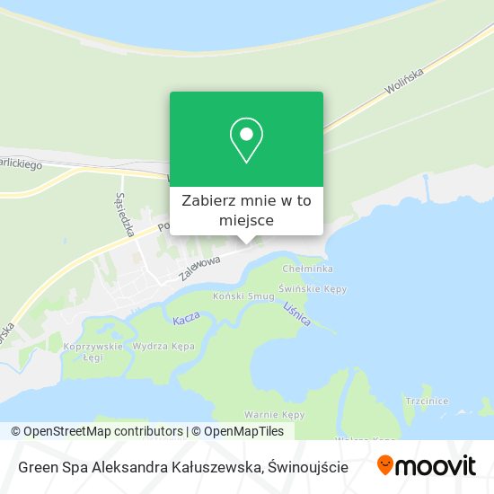 Mapa Green Spa Aleksandra Kałuszewska