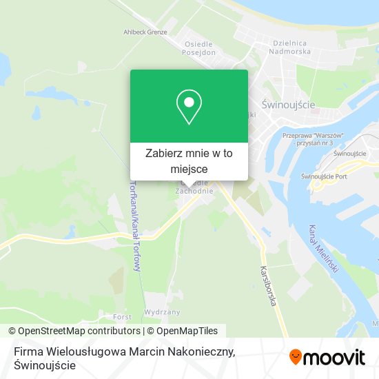 Mapa Firma Wielousługowa Marcin Nakonieczny
