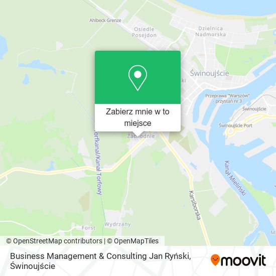 Mapa Business Management & Consulting Jan Ryński