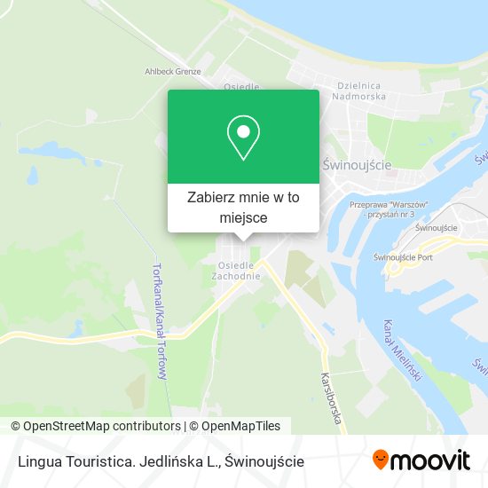 Mapa Lingua Touristica. Jedlińska L.
