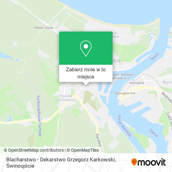 Mapa Blacharstwo - Dekarstwo Grzegorz Karkowski