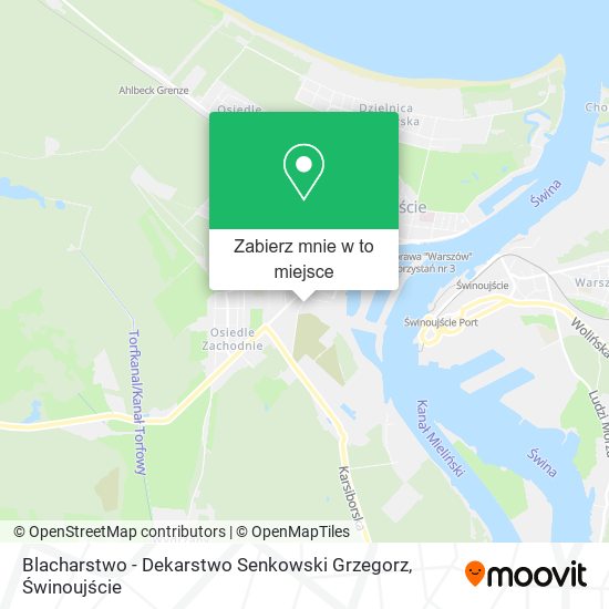 Mapa Blacharstwo - Dekarstwo Senkowski Grzegorz