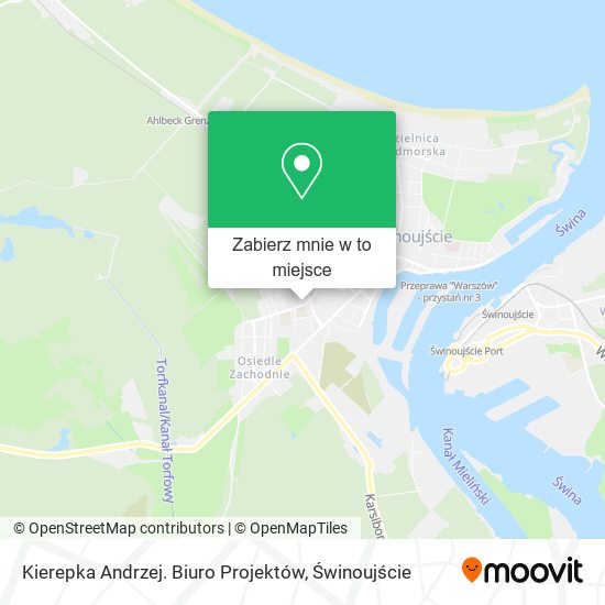 Mapa Kierepka Andrzej. Biuro Projektów