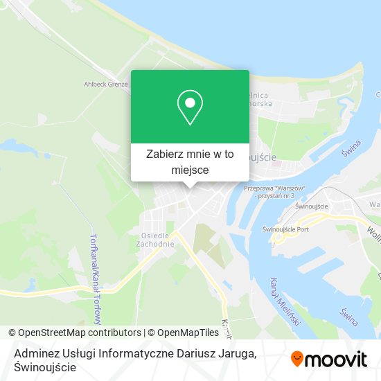 Mapa Adminez Usługi Informatyczne Dariusz Jaruga