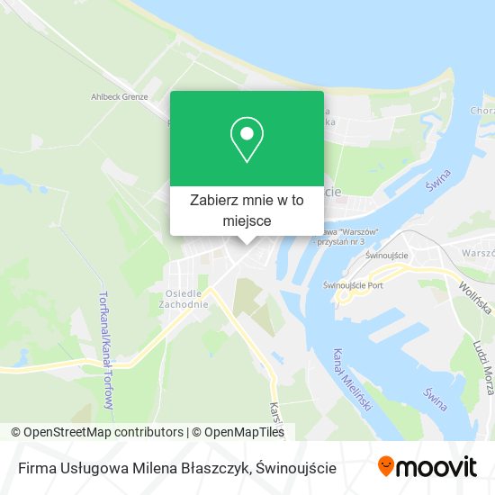 Mapa Firma Usługowa Milena Błaszczyk