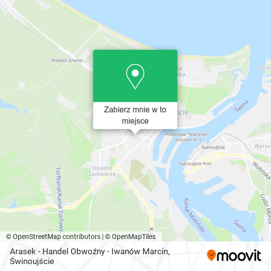 Mapa Arasek - Handel Obwoźny - Iwanów Marcin