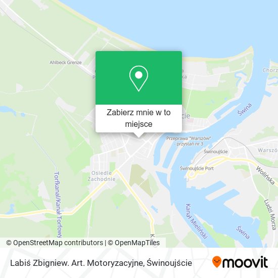 Mapa Labiś Zbigniew. Art. Motoryzacyjne