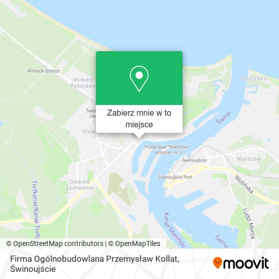 Mapa Firma Ogólnobudowlana Przemysław Kollat