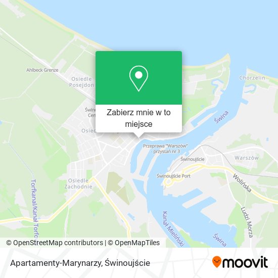 Mapa Apartamenty-Marynarzy