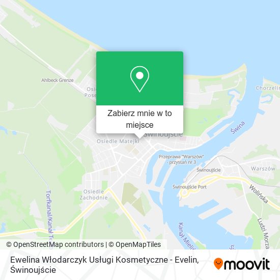 Mapa Ewelina Włodarczyk Usługi Kosmetyczne - Evelin