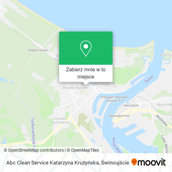 Mapa Abc Clean Service Katarzyna Krużyńska