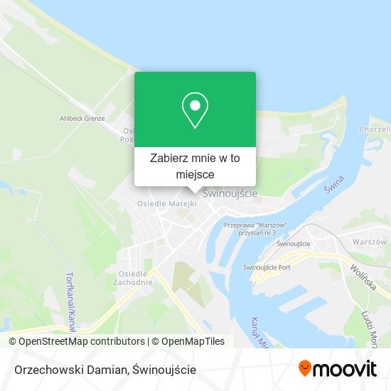 Mapa Orzechowski Damian
