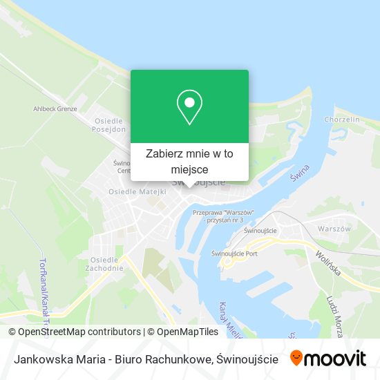 Mapa Jankowska Maria - Biuro Rachunkowe