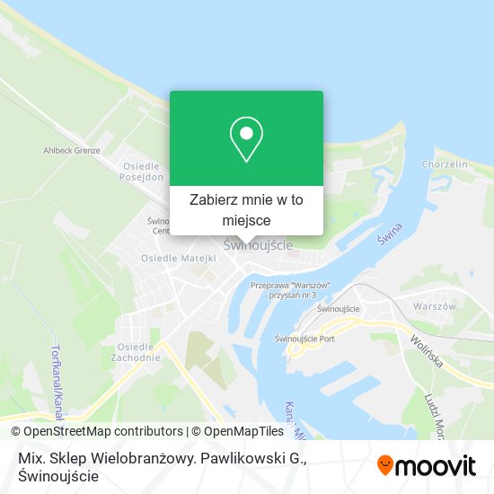 Mapa Mix. Sklep Wielobranżowy. Pawlikowski G.