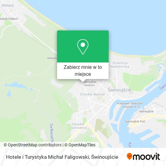 Mapa Hotele i Turystyka Michał Faligowski