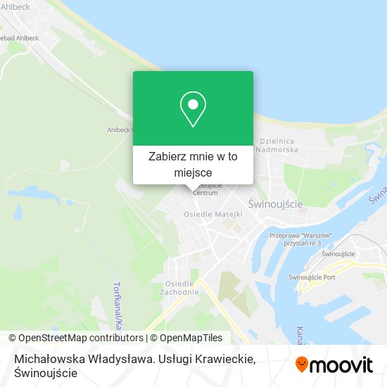 Mapa Michałowska Władysława. Usługi Krawieckie