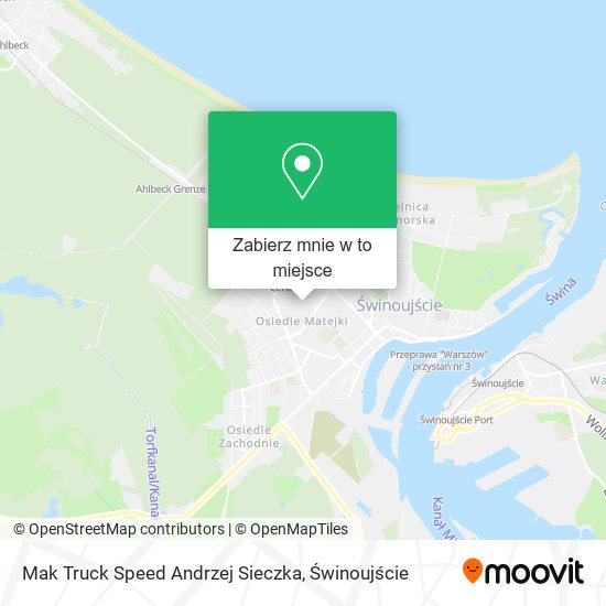 Mapa Mak Truck Speed Andrzej Sieczka