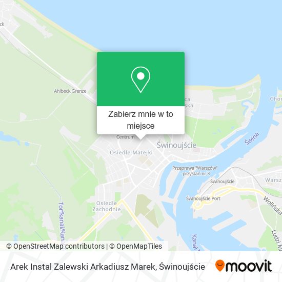 Mapa Arek Instal Zalewski Arkadiusz Marek