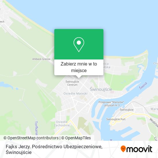 Mapa Fajks Jerzy. Pośrednictwo Ubezpieczeniowe