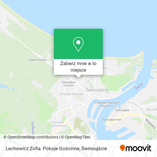 Mapa Lechowicz Zofia. Pokoje Gościnne