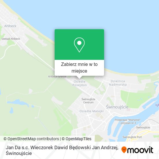 Mapa Jan Da s.c. Wieczorek Dawid Będowski Jan Andrzej