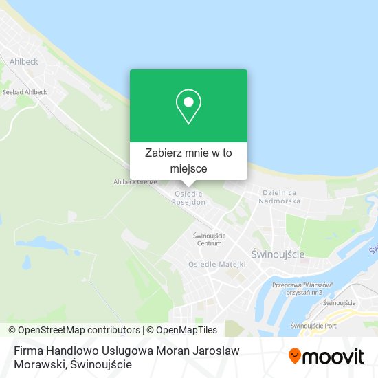 Mapa Firma Handlowo Uslugowa Moran Jaroslaw Morawski