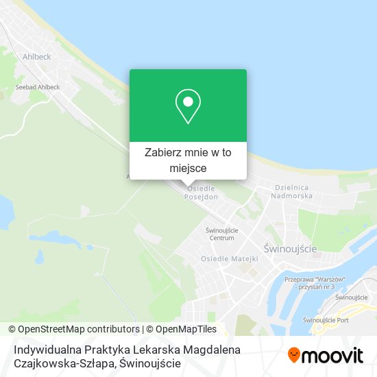 Mapa Indywidualna Praktyka Lekarska Magdalena Czajkowska-Szłapa