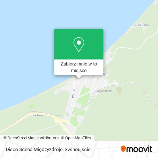 Mapa Disco Scena Międzyzdroje