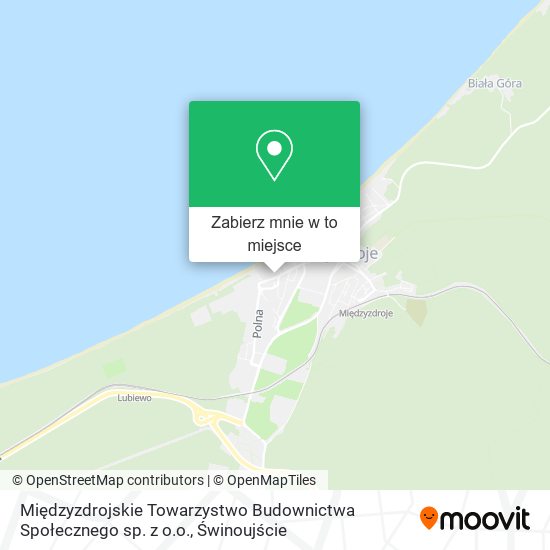 Mapa Międzyzdrojskie Towarzystwo Budownictwa Społecznego sp. z o.o.