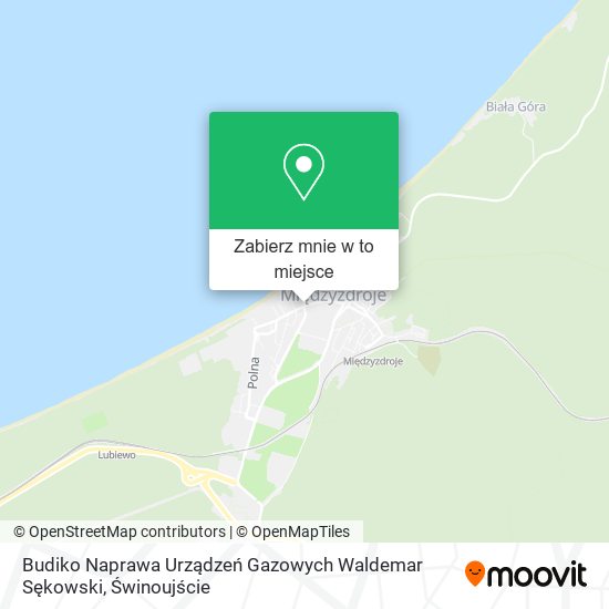 Mapa Budiko Naprawa Urządzeń Gazowych Waldemar Sękowski
