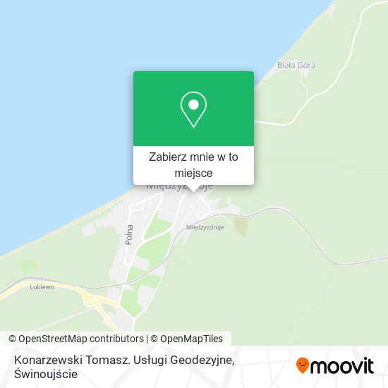 Mapa Konarzewski Tomasz. Usługi Geodezyjne
