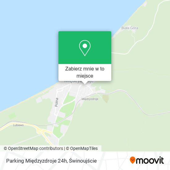 Mapa Parking Międzyzdroje 24h