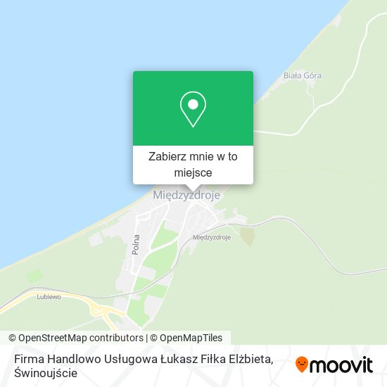 Mapa Firma Handlowo Usługowa Łukasz Fiłka Elżbieta