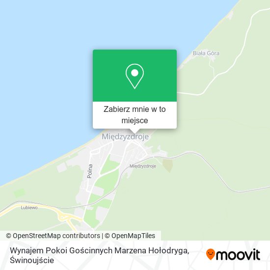 Mapa Wynajem Pokoi Gościnnych Marzena Hołodryga