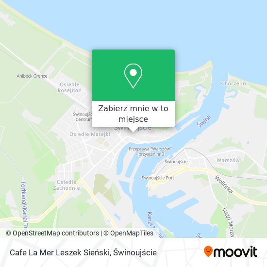 Mapa Cafe La Mer Leszek Sieński