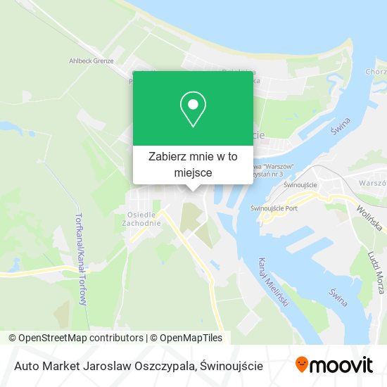 Mapa Auto Market Jaroslaw Oszczypala